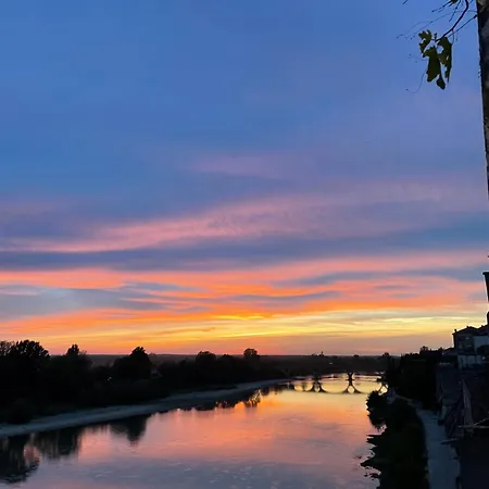 Restaurant Cote Garonne Le Balcon Des Dames - Fauillet Marmande - Vue Panoramique Bord De Garonne Climatisees Tonneins