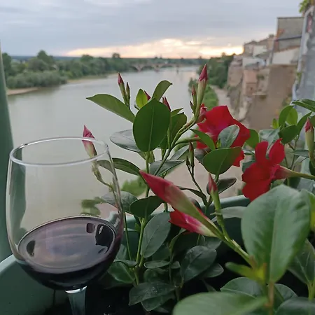 CÔTE GARONNE le BALCON DES DAMES -hôtel et restaurant- Tonneins Fauillet Marmande - vue panoramique bord de Garonne chambres climatisées Tonneins