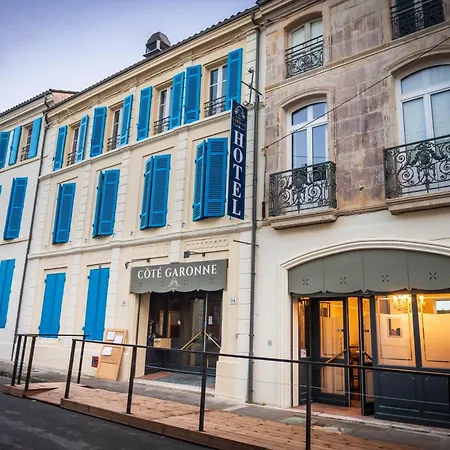 Hotel CÔTE GARONNE le BALCON DES DAMES -hôtel et restaurant- Tonneins Fauillet Marmande - vue panoramique bord de Garonne chambres climatisées Tonneins
